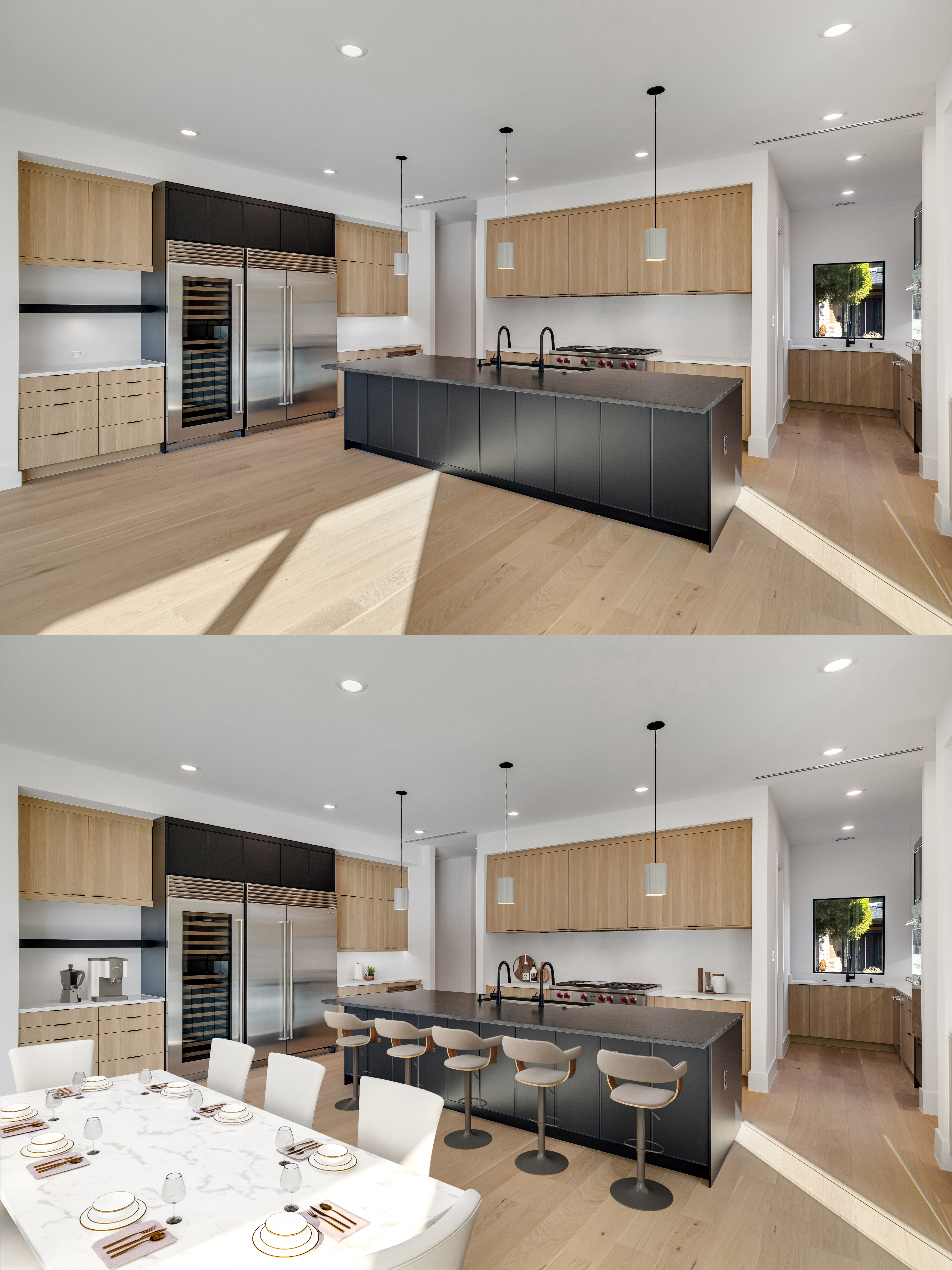 Virtual Staging — Kitchen & Dining